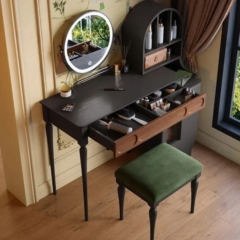 블랙 화장대 서랍 스툴 대형 뷰티 풀세트 메이크업 캐비 - Beauty Makeup Vanity Set 리뷰 및 가격